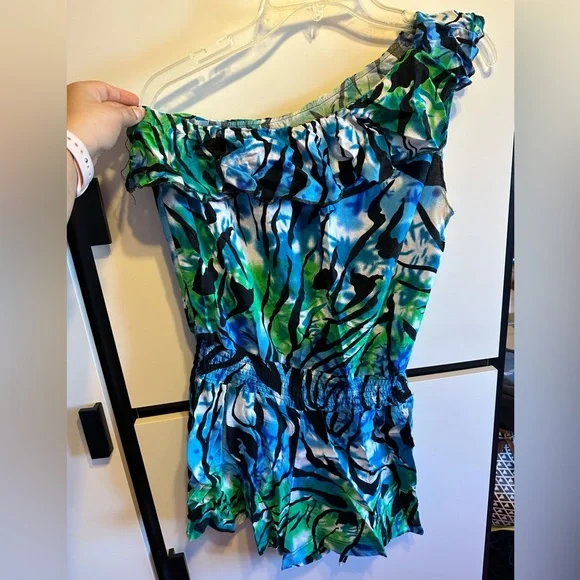 Body Central Multi Color Summer Romper - Picture 1 of 3